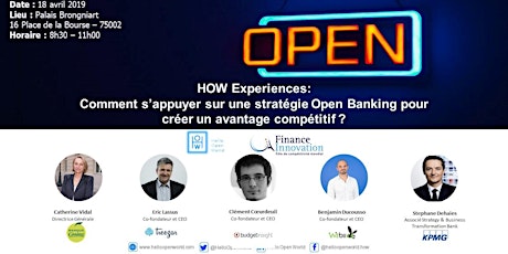 Image principale de HOW Experiences: Comment s’appuyer sur une stratégie Open Banking pour créer un avantage compétitif : Retours d’expérience et perspectives ?