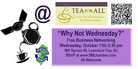 Image principale de FREE  "Why Not Wednesday?" Evening Business Networking (In Person)