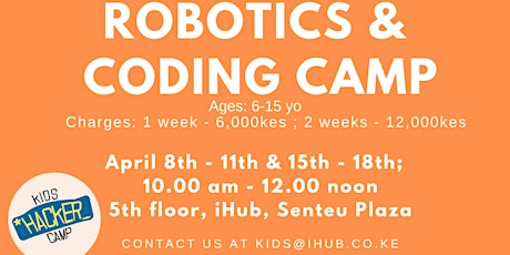 iHub Kids Hacker Camp - April Holiday Classes primary image