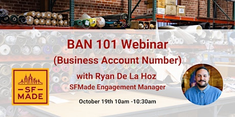 Business Account Number (BAN) 101 Webinar primary image