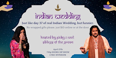 The Indian Wedding April Show! primary image