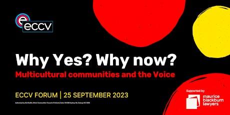 Why Yes? Why Now? Multicultural Communities and the Voice | ECCV Forum primary image