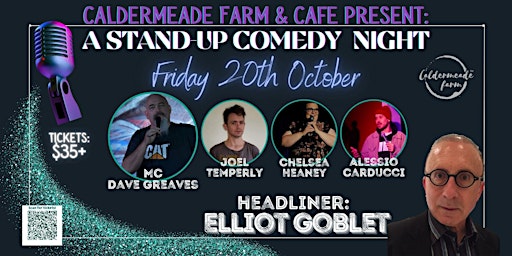 Comedy night with special guest Elliot Goblet - LIVE at Caldermeade Farm primary image