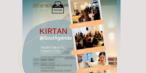 Imagem principal do evento KIRTAN @SoulAgenda  -  with Divyatma, Jiva & Friends
