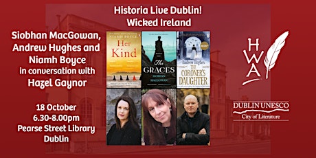 Historia Live Dublin! Meet Brilliant Irish Writers of Historical Fiction primary image