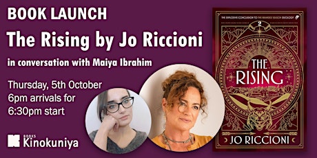 Primaire afbeelding van Book Launch: The Rising by Jo Riccioni