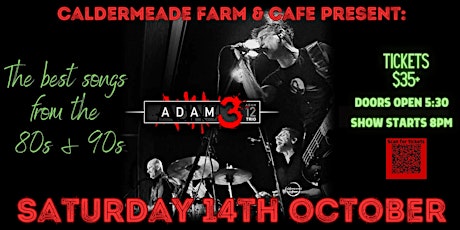 Imagen principal de 80's and 90's Tribute show - LIVE at Caldermeade Farm & Cafe