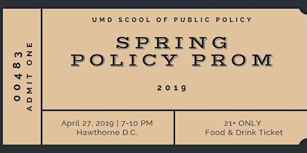 Spring Policy Prom 2019