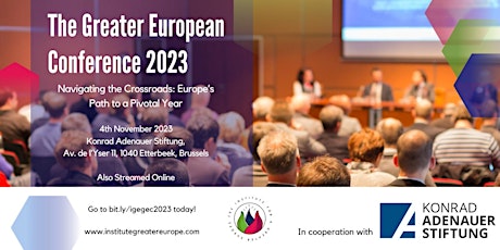 Imagem principal do evento The Greater European Conference 2023