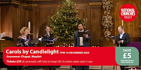 Image principale de Carols by Candlelight with the National Churches Trust