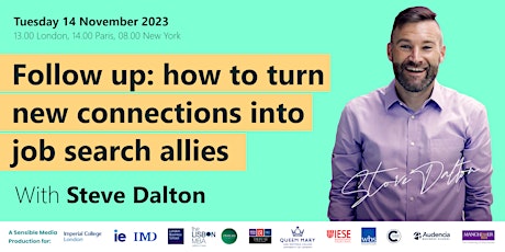 Imagem principal de Follow up: how to turn new connections into job search allies