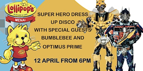 Superhero Dress up Disco with Special Guests at Lollipops Playland Menai  primary image