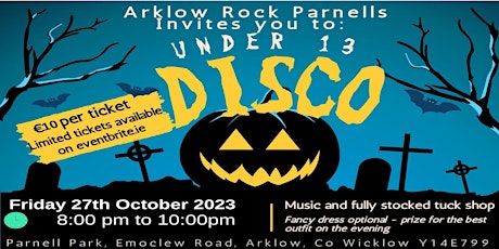 Imagem principal do evento Under 13 Halloween Disco 2023