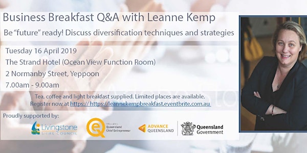 Free Breakfast with Chief Entrepreneur Leanne Kemp