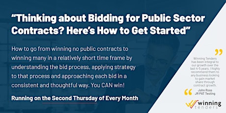 Thinking about Bidding for Public Sector Contracts? How to get started