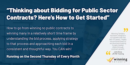 Thinking about Bidding for Public Sector Contracts? How to get started primary image