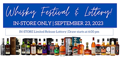 Craft Cellars Whisky Festival and Spirits Lottery primary image