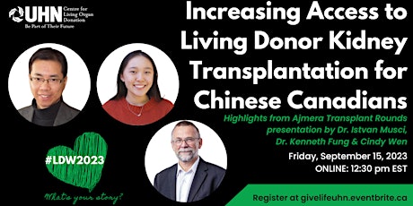 Primaire afbeelding van Increasing Access to Living Donor Kidney Transplant Among Chinese Canadians