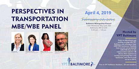 Perspectives in Transportation MBE/WBE Panel primary image