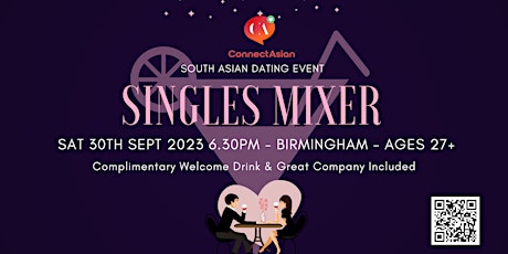 ConnectAsian Singles Mixer - Birmingham primary image