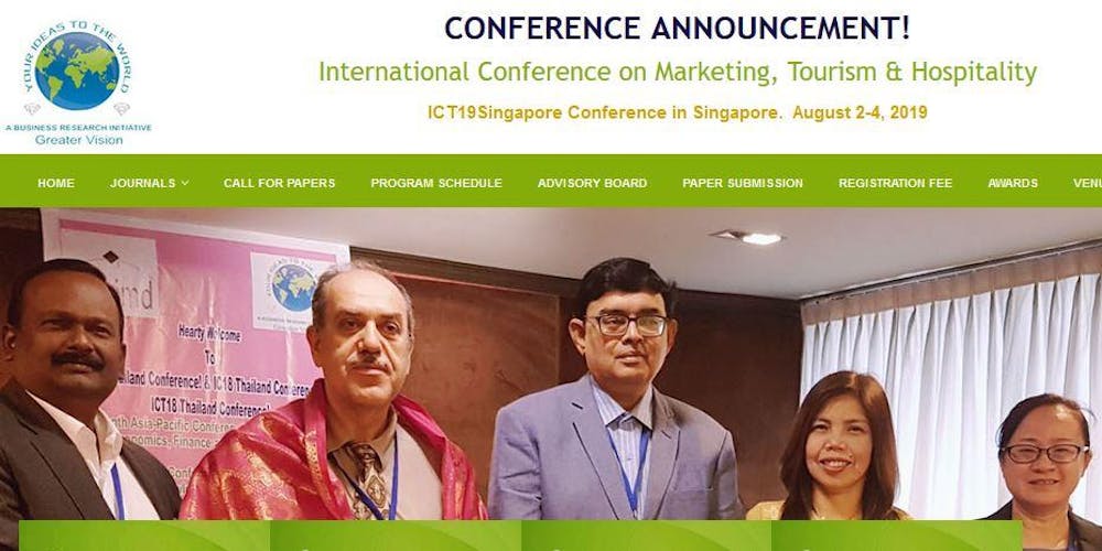 Conference August 4th Keynoted By >> International Conference On Marketing Tourism Hospitality Gvc Conference August 4th Keynoted By >> International Conference On Marketing Tourism Hospitality Gvc