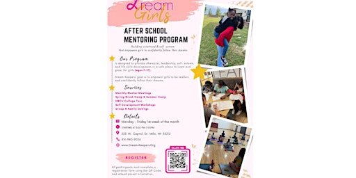 Immagine principale di Dream Girls' Mentoring Program 