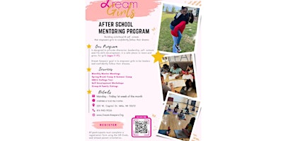 Image principale de Dream Girls' Mentoring Program