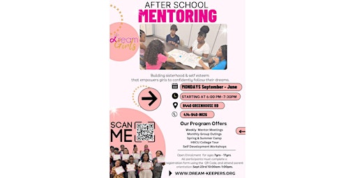 Imagem principal do evento Dream Girls' Mentoring Program