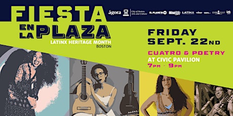 Hauptbild für Fiesta en la plaza: Cuatro & Poetry