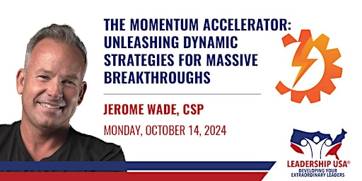 Primaire afbeelding van The Momentum Accelerator: Unleashing Dynamic Strategies for  Breakthroughs