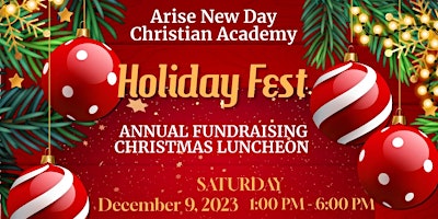 Holiday Fest Fundraising Christmas Luncheon primary image