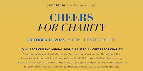 Imagen principal de Cheers for Charity - Sip and Stroll