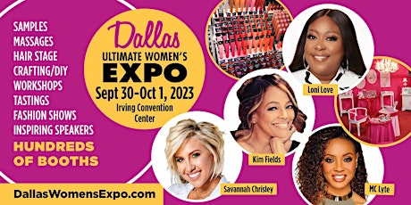 Primaire afbeelding van Dallas Women's Expo Beauty + Fashion + Pop Up Shops + DIY + Celebs, More
