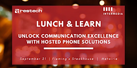 Lunch Event: Unlocking Communication Excellence primary image