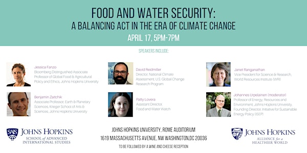 Food and Water Security: A Balancing Act in the Era of Climate Change