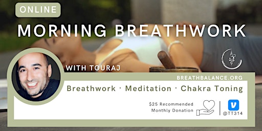 Online Morning Breathwork with Touraj primary image