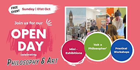 Free Event | Open Day celebrating Philosophy & Art  -  Sunday primary image