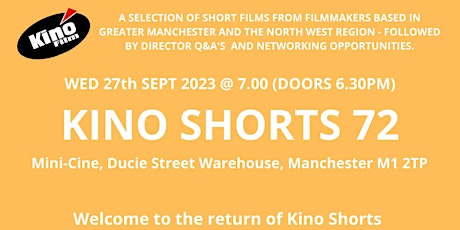 Imagem principal de KINOFILM presents KINO SHORTS 72