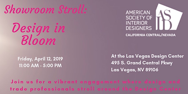 Las Vegas: Showroom Stroll: Design in Bloom