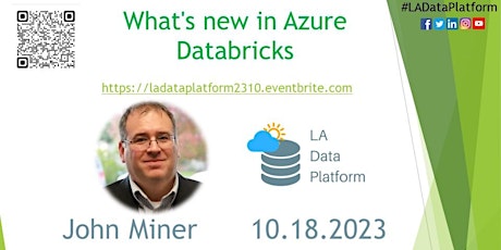 Imagen principal de OCT 2023 - What's new in Azure Databricks by John Miner