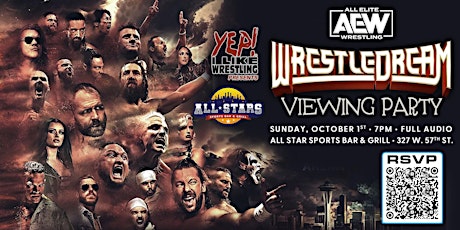 Hauptbild für AEW WrestleDream Viewing Party @ All Stars Sports Bar & Grill