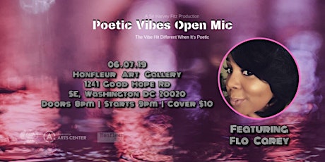 Poetic Vibes Open Mic Featuring Flo Carey primary image