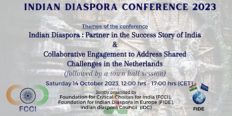 11th Indian Diaspora Conference 2023 primary image