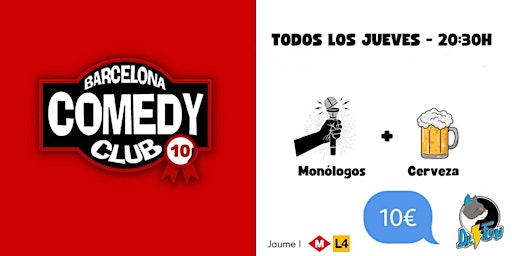 Imagem principal do evento Jueves Barcelona Comedy Club