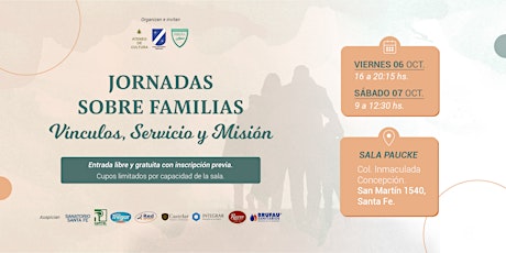 Imagen principal de Jornadas sobre Familias. Vínculos, Servicio y Misión.