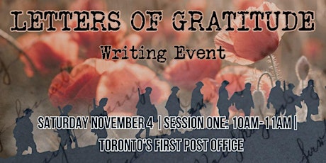 Hauptbild für Letters of Gratitude Writing Event: Session One