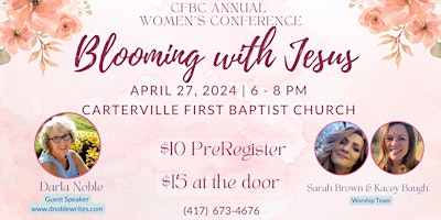 Primaire afbeelding van Blooming With Jesus Annual Women's Conference