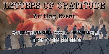 Letters of Gratitude Writing Event: Session Three primary image