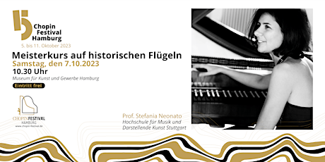 Hauptbild für 5. Chopin Festival Hamburg: Meisterkurs auf historischen Flügeln