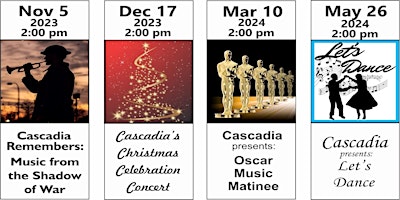 Hauptbild für Cascadia Wind Ensemble Concert Series 2023 - 2024